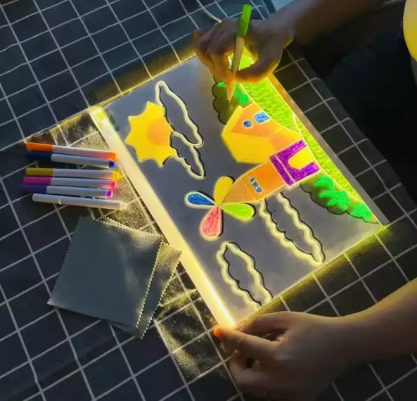 Pizarra led para niños
